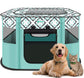 Rectangular Pet Playpen Green