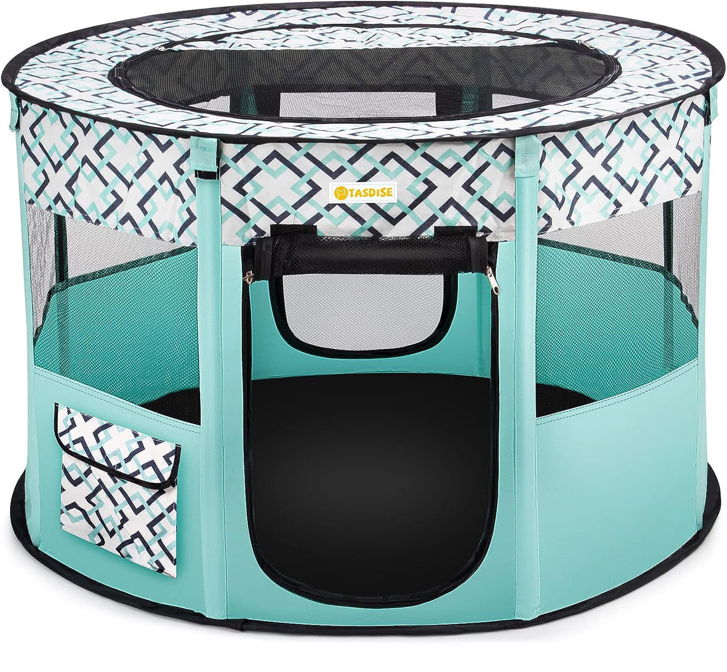 Portable Pet Playpen Green