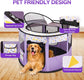 Portable Pet Playpen Purple