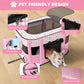 Rectangular Pet Playpen Pink